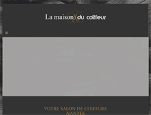 Tablet Screenshot of la-maison-du-coiffeur.com
